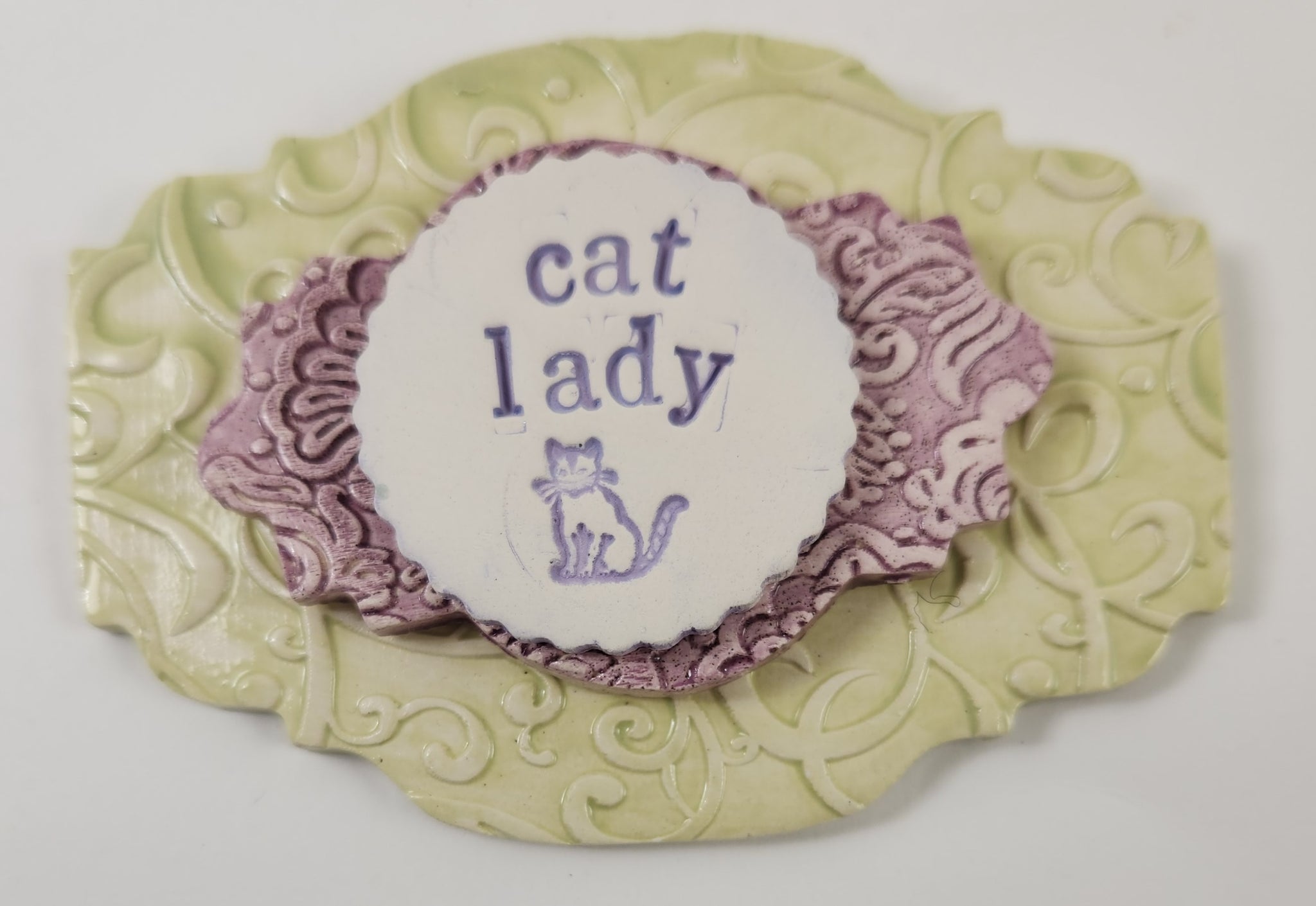 Cat Lady Word Plaque